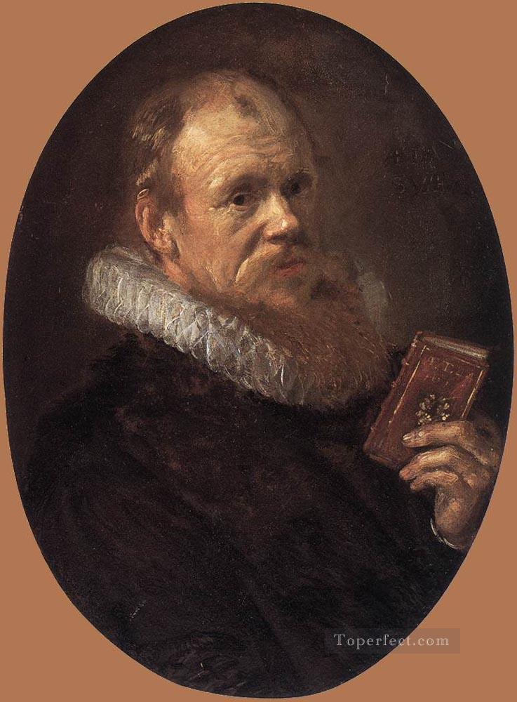 テオドルス・シュレヴェリウスの肖像画 オランダ黄金時代のフランス・ハルス油絵